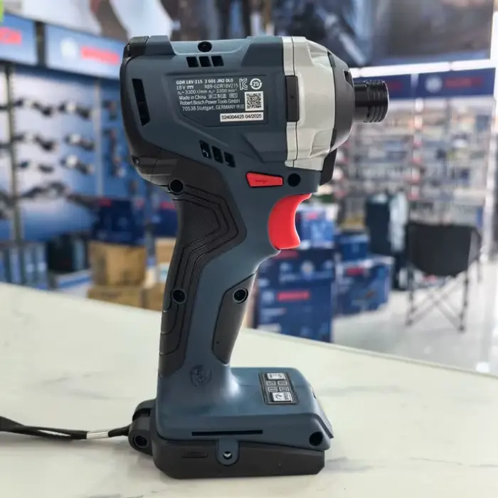 BOSCH GDR 18 V-215 pilote d'impact sans fil 18 V perceuse à percussion professionnelle sans brosse 1/4 "outils électriques hexagonaux internes GDR18V-215