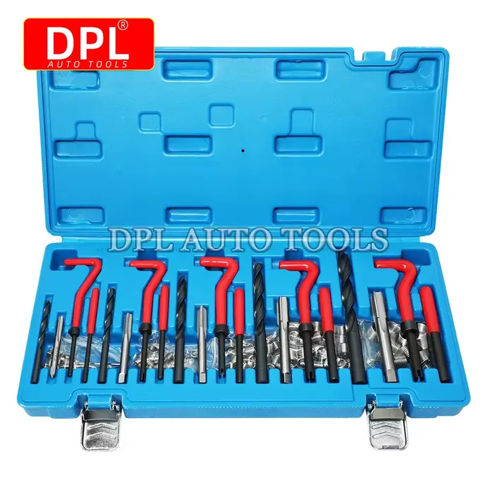 Kit d'outils de réparation de filetages 131 pièces M5 M6 M8 M10 M12