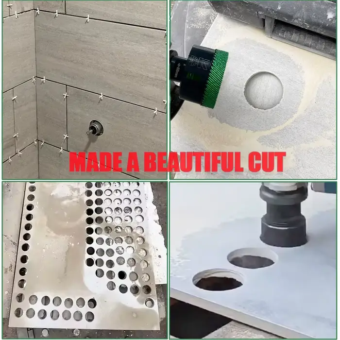 Foret à carreaux diamantés avec filetage M14