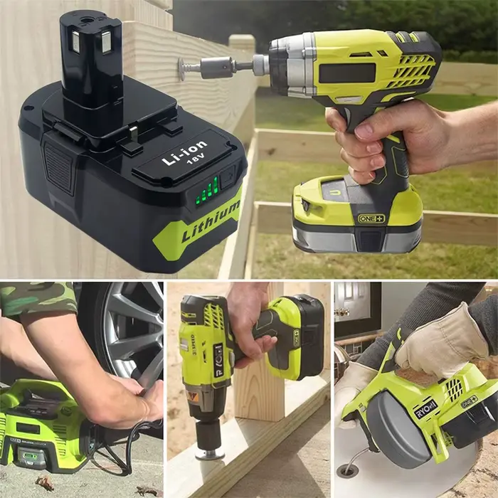 Batterie Rechargeable pour Ryobi ONE + RB18L50 RB18L40
