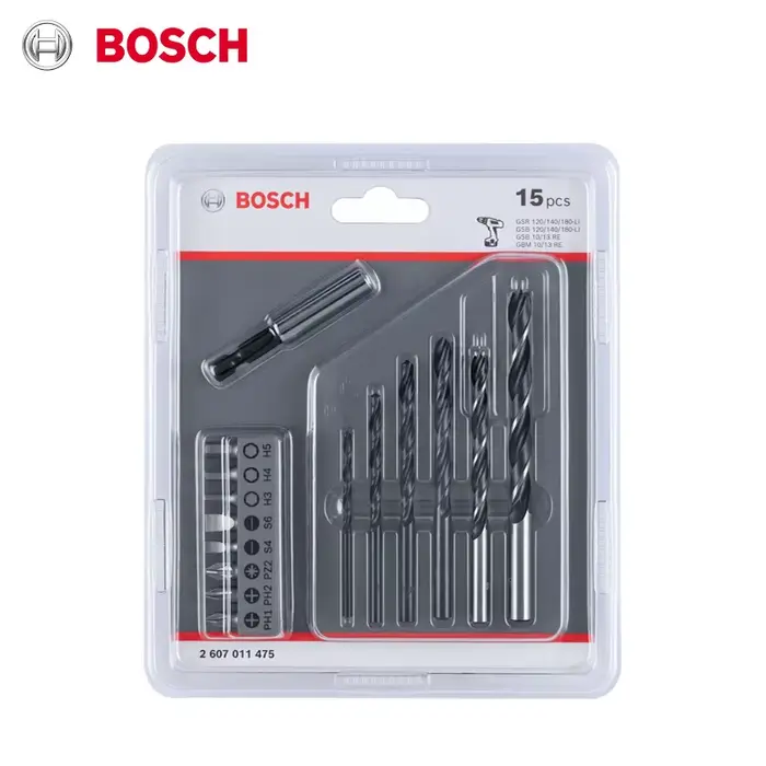 Kit de forets Bosch Mix, 7 / 15 / 25 / 33 / 43 pièces, forets en acier à grande vitesse pour perceus