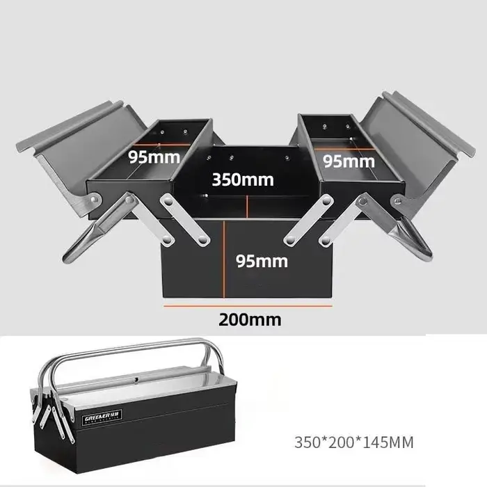 Boîte de rangement multifonctionnelle pour pièces d'électricien, boîtes à outils, outils de mécanici