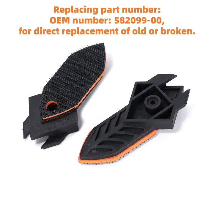 Ruimou 2 pièces ponceuse doigt plat Compatible avec Black & Decker/mouse
