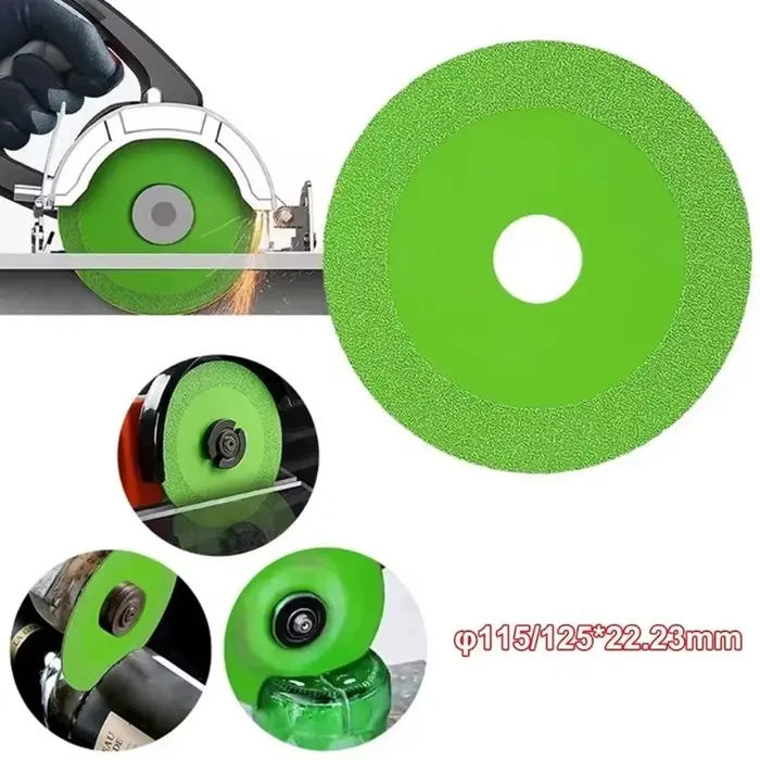 Disque de découpe diamanté 115/125 mm pour le verre