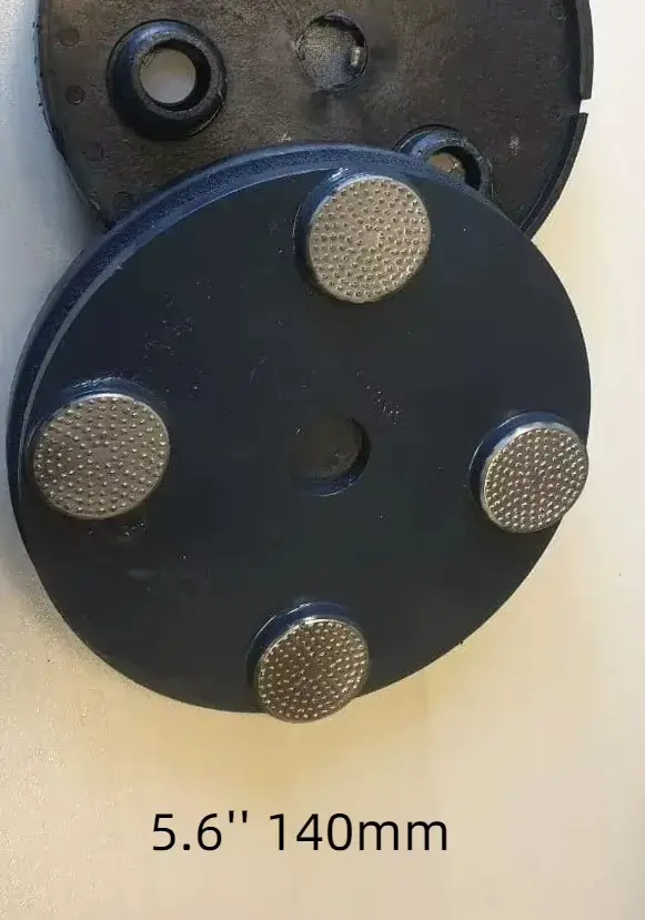4 blocs de meulage diamantés circulaires Klindex à 5 segments, 4'' et 5.6'' | 100 disques abrasifs d
