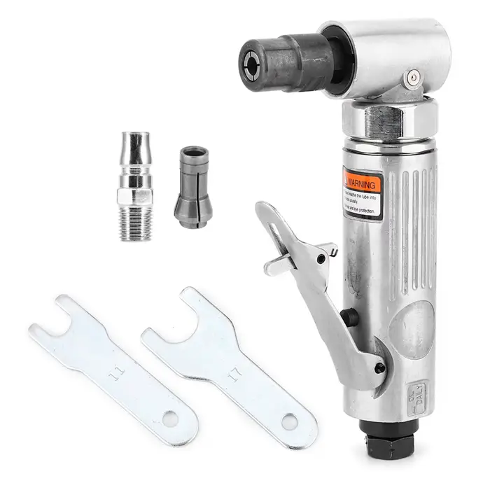 Meuleuse d'angle industrielle pneumatique 90 degrés, outil de polissage et de meulage, 25000 tr/min