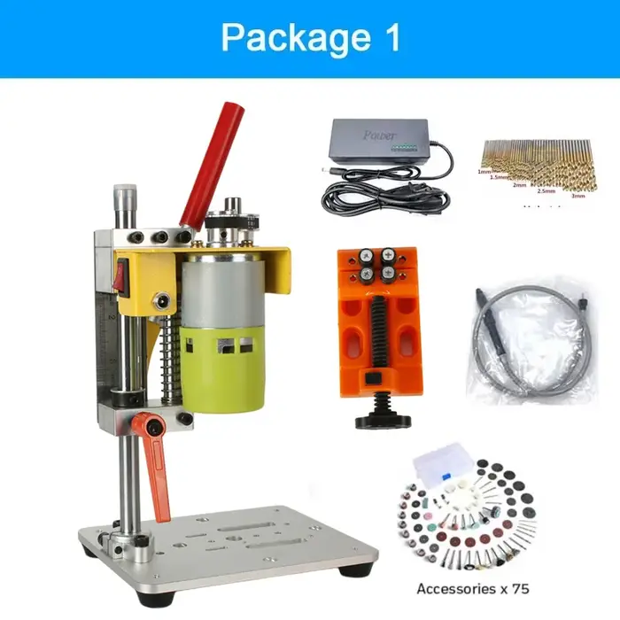 Mini perceuse d'établi multifonctionnelle 120W