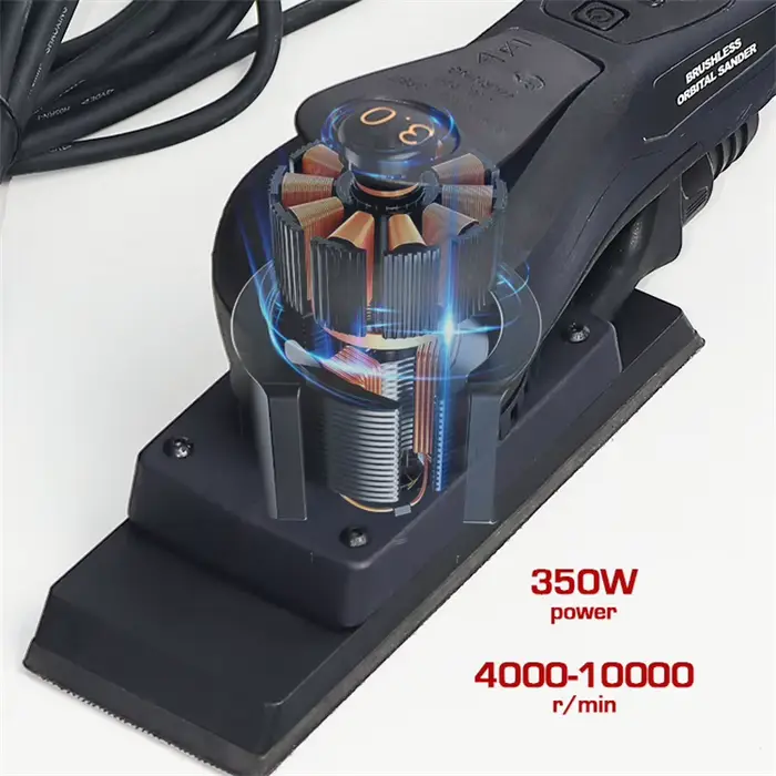 Ponceuse orbitale électrique sans balais 350W