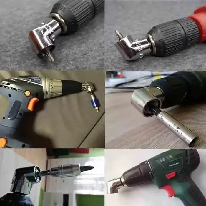 Support d'adaptateur de mandrin de fixation de perceuse à Angle droit de 105 degrés