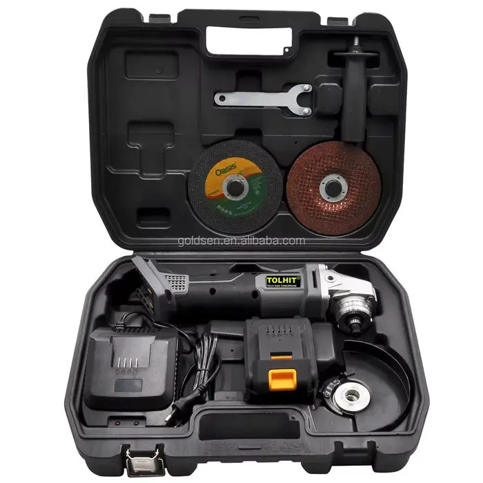 Meuleuse d'angle industrielle 18V 3Ah à moteur BLDC