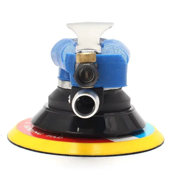 SI FANG 5/6 pouces ponceuse à air orbitale aléatoire outil DA sous vide avec papier de verre pour soins de peinture de carrosserie automobile élimination de la rouille et épilation