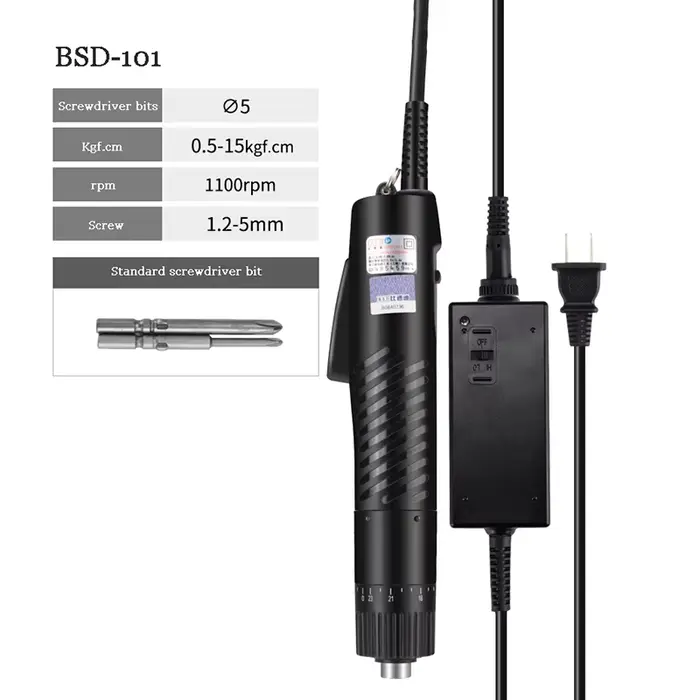BSD-101 220V DC semi-automatique tournevis électriques outils de forage à main petite poignée droite