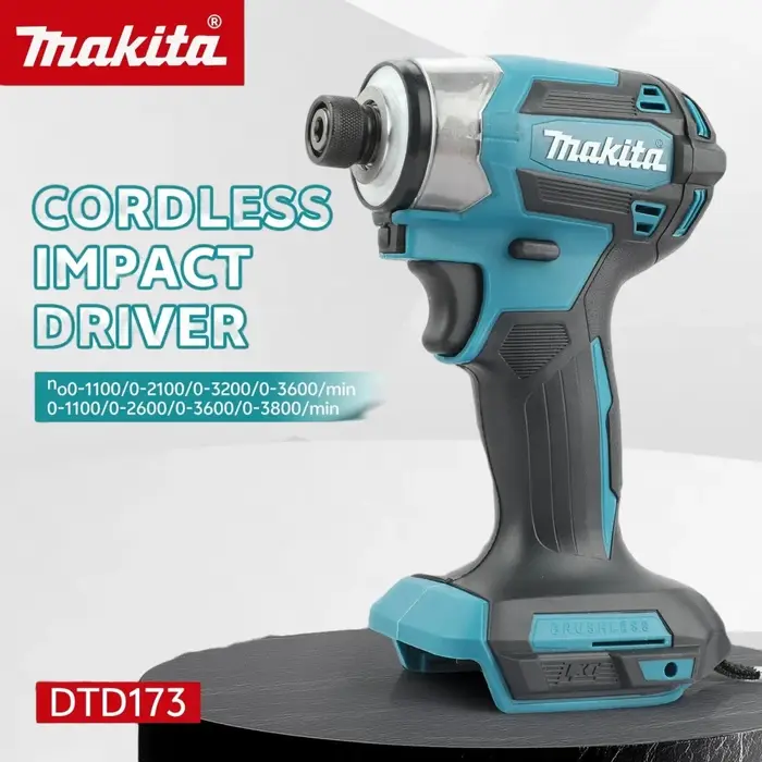 Makita DTD173 18V LXT tournevis à percussion sans fil 180 N · M perceuse électrique en mode T outils