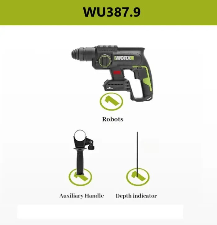 Punta X-Perceuse à percussion électrique WU387