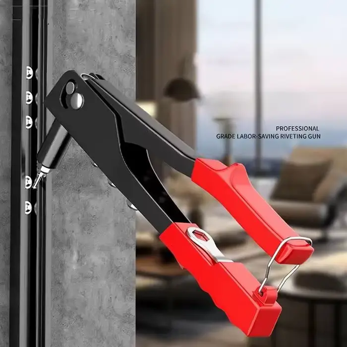 1 pièce Pistolet à rivets manuel robuste pour charnières de porte de salle de bain