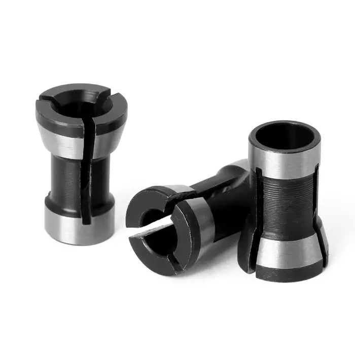 1pc 3 pièces ensemble pinces 6.35mm 8mm 6mm pince mandrin gravure machine de découpage routeur élect