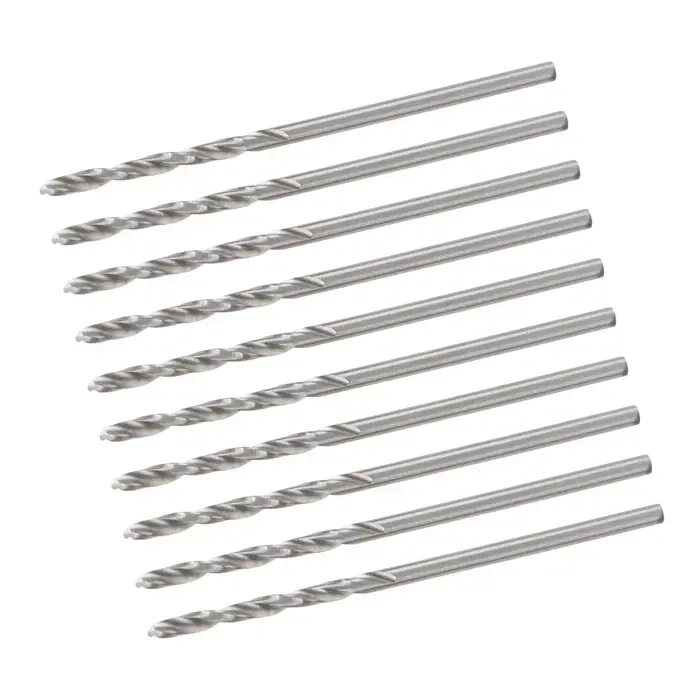 Foret hélicoïdal de 1,75 mm de diamètre, entièrement affûté, extra long, micro-forets en acier rapide, longueur 46 mm