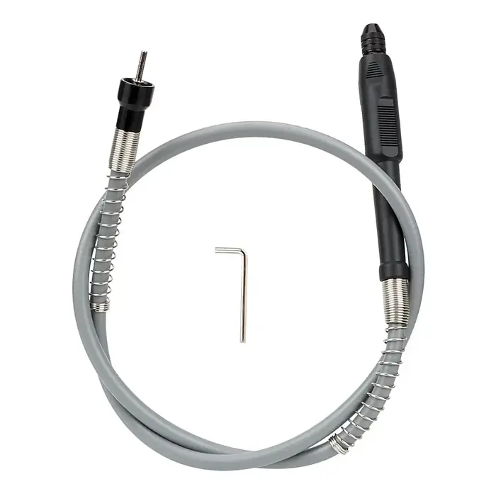Perceuse meuleuse électrique filaire, 107cm 42 ", arbre d'extension flexible + clé en L pour Dremel,