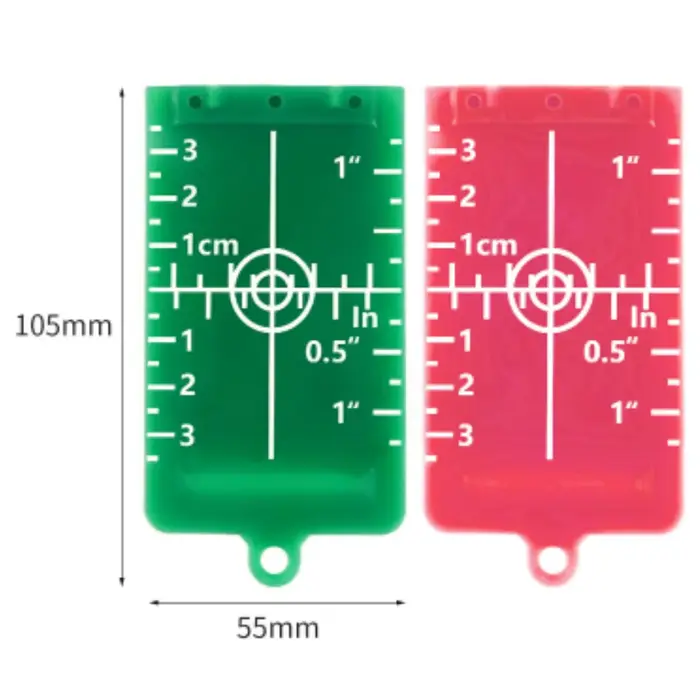 Niveau laser horizontal magnétique avec faisceau lumineux et cible
