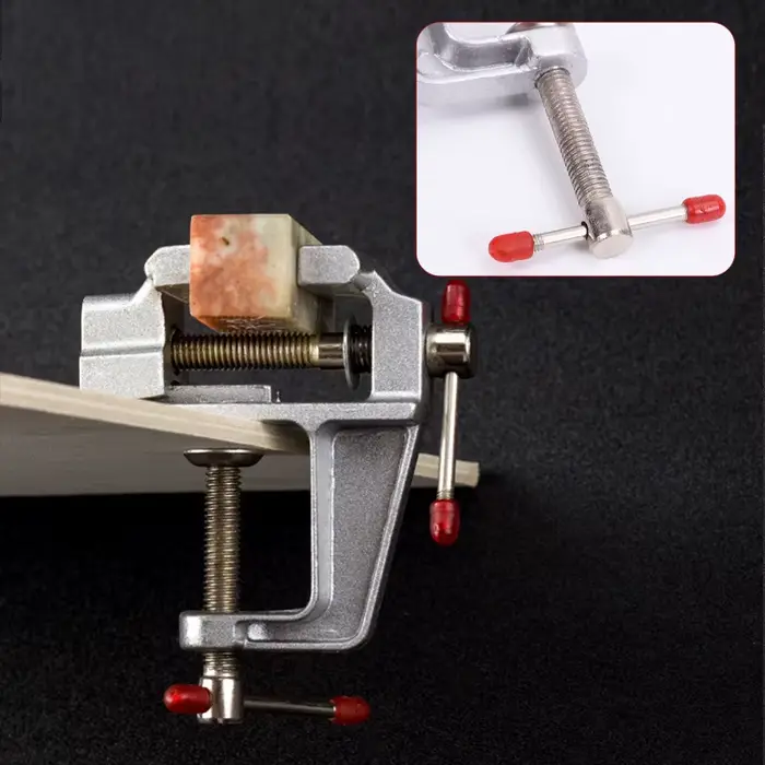Mini étau de table multifonctionnel en aluminium de 3