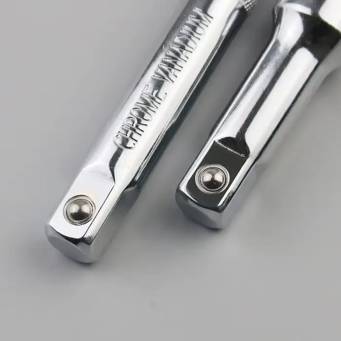 Clé à cliquet à douille 1/4 "3/8" 1/2 ", barre d'extension 50/75/100/125/150/250mm, barre longue, ma