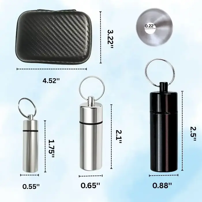 Kit de broyeur portable avec boîte de rangement