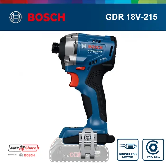 Visseuse à percussion sans fil Bosch GDR 18V-215