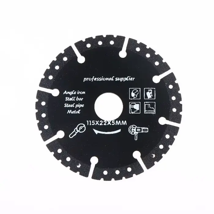 Lames de coupe en métal 115/125 mm – Disques tranchants pour acier, aluminium, béton, pierre, marbre