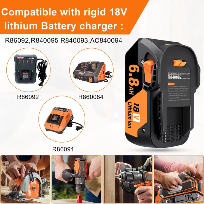 Batterie 18V pour RIDGID