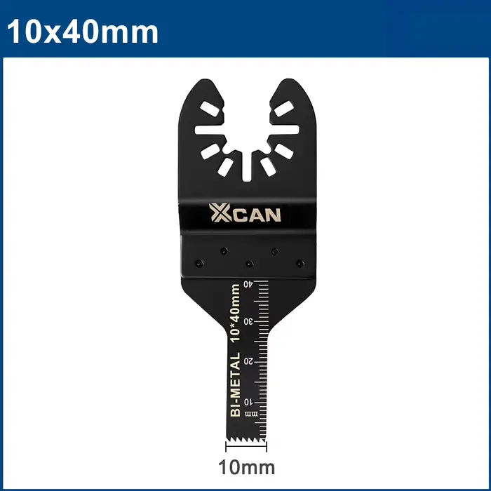 XCAN 1/5/10 pièces lame de scie oscillante 10mm lame de scie bimétallique pour bois plastique métal