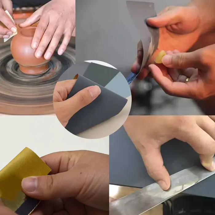 Papier de verre humide et sec