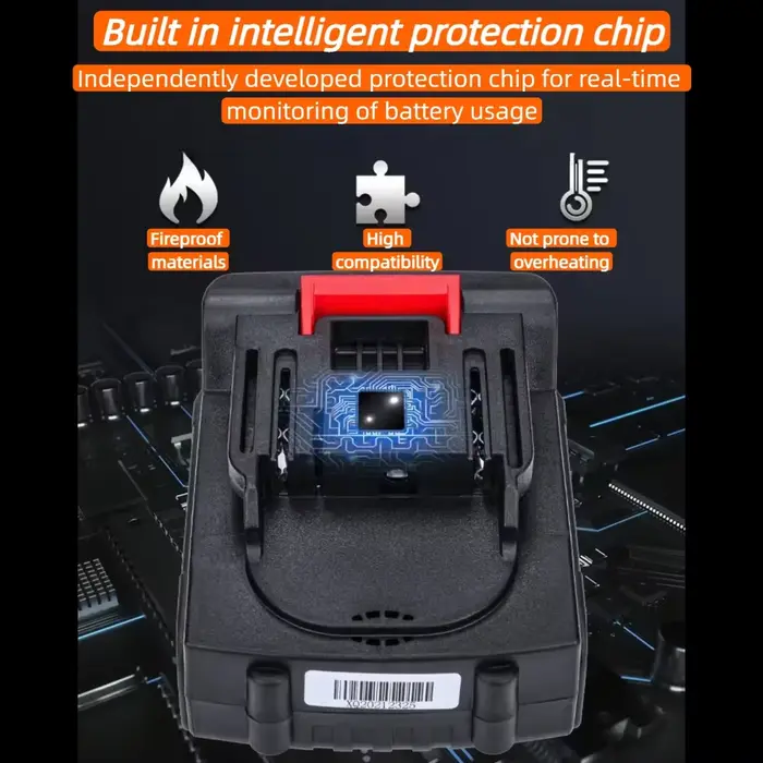 Batterie Li-ion 18V 7500mAh pour outils électriques sans fil