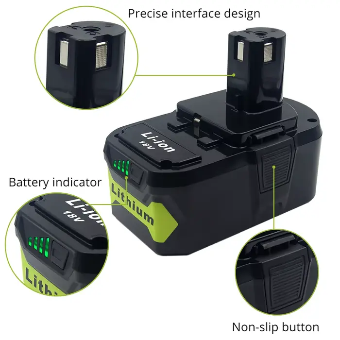Batterie Rechargeable pour Ryobi ONE + RB18L50 RB18L40