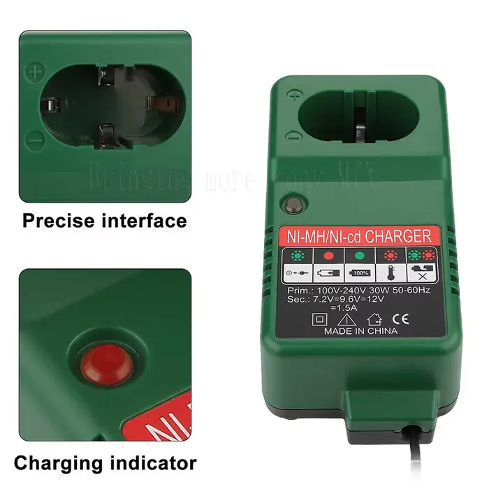 Chargeur de batterie de remplacement pour perceuse sans fil Hitachi EB1214S 12V EB1220BL EB1212S EB1222HL Ni-Cd/Ni-Mh