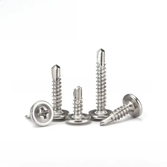 Kit d'assortiment de vis à tôle à tête de treillis modifiée