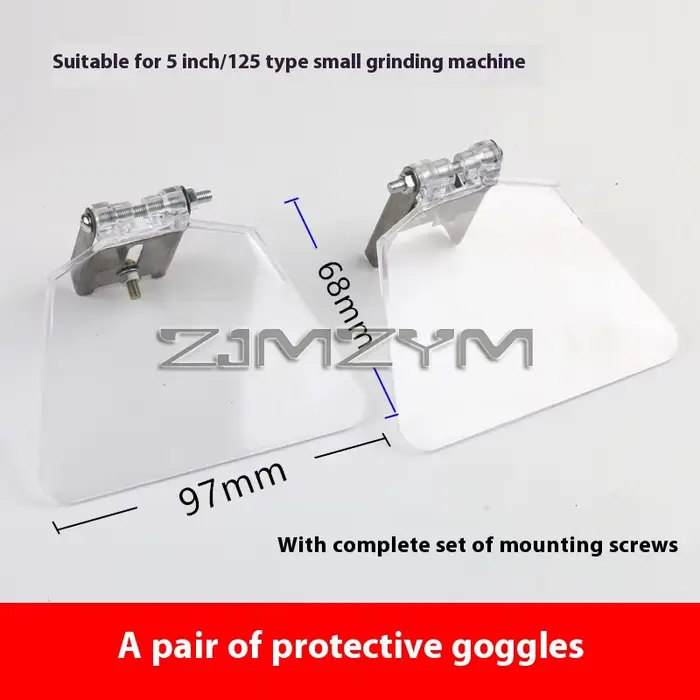 2 pièces meuleuse d'établi gardes meuleuse bouclier Kit de Protection des yeux pour meuleuses d'étab