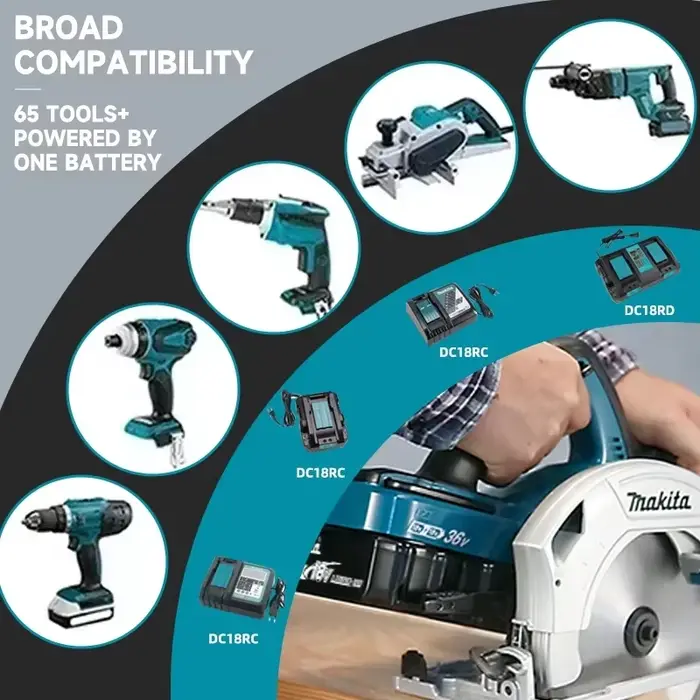 đ€ 100% vĂ©ritable Makita 6Ah pour batterie