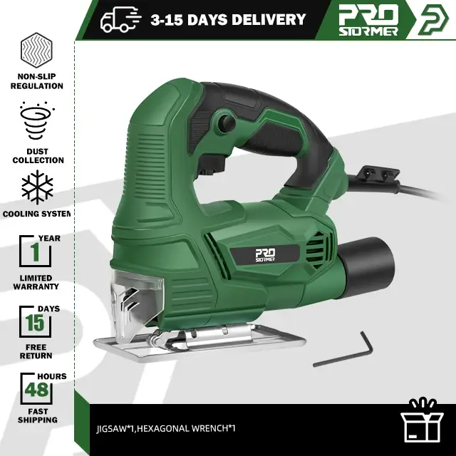 Scie sauteuse électrique 500W à vitesse Variable 220 V pour le travail du bois