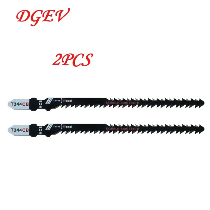 Lames de scie sauteuse double face T344Cb (lot de 4/8) pour une coupe courbe efficace