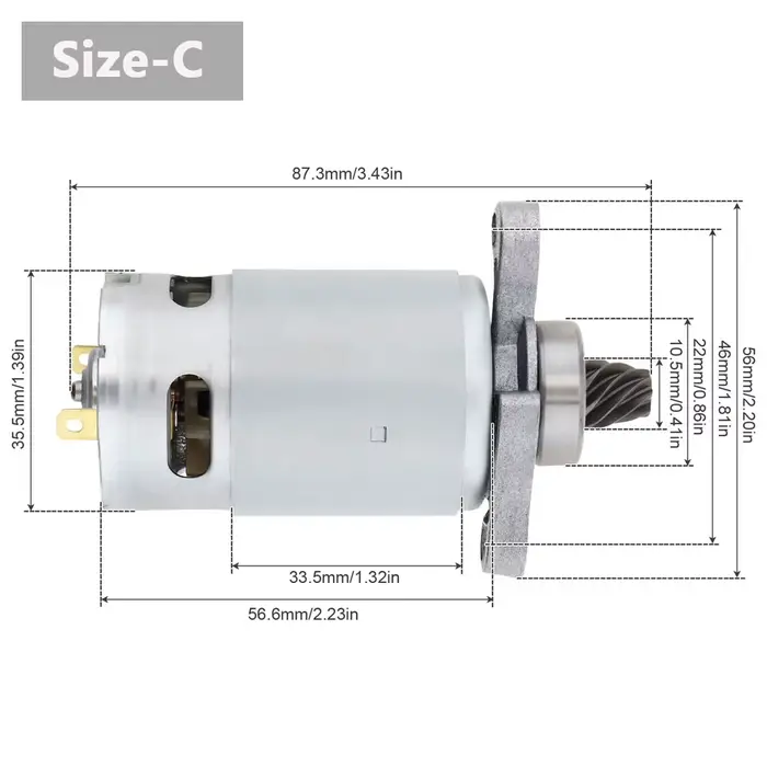 Moteur de scie alternative haute puissance RS550 à 8 dents