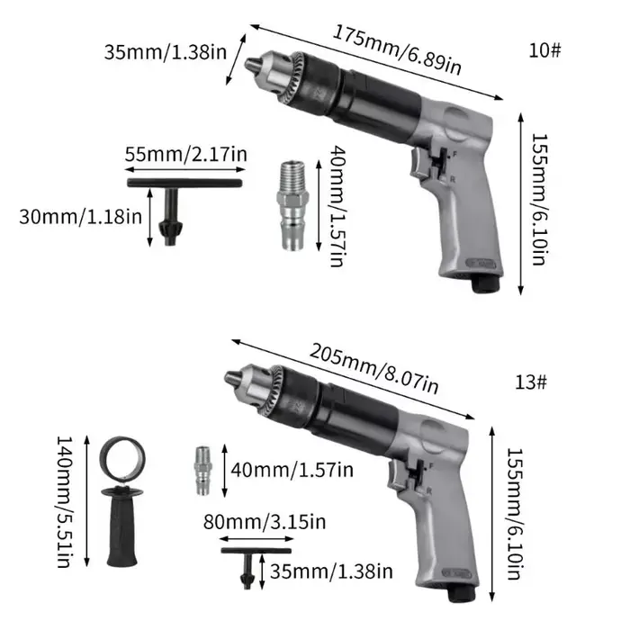 Perceuse pneumatique puissante 652F