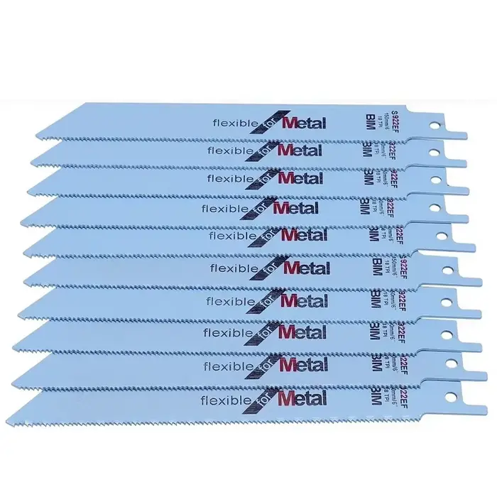 10 pièces 150mm lames de scie alternative en métal BIM gabarit sabre