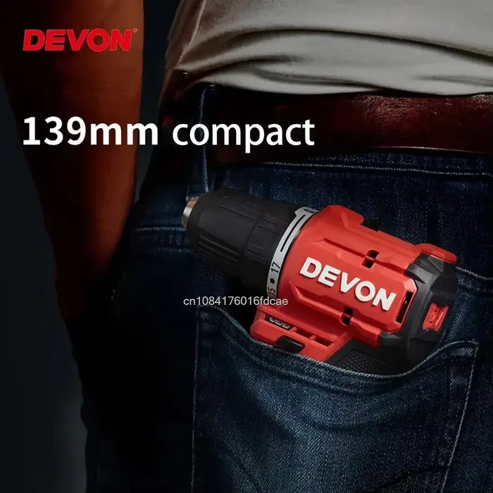 Devon-Perceuse électrique sans fil à double mandrin