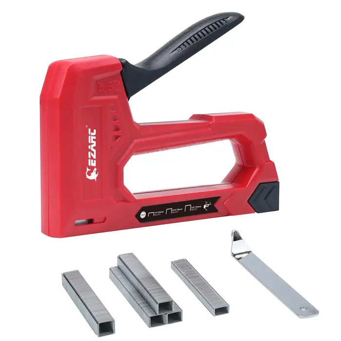 EZARC Kit de pistolet à agrafes manuel pour le travail du bois avec 1000