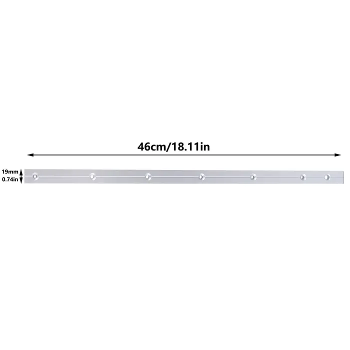 Barre d'onglet de traîneau transversale 2 pièces