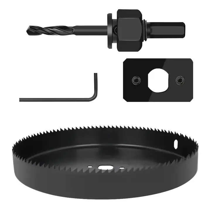 Livraison gratuite 150-210mm bimétallique bois trou scies peu pour le travail