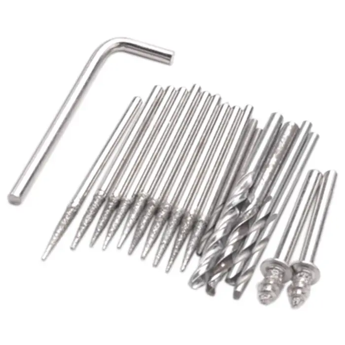 Kit d'accessoires pour perceuse rotative électrique miniature ABKJ-284Pcs