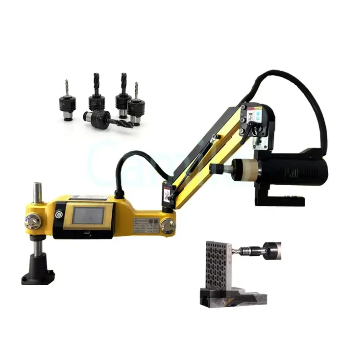 Machine à tarauder électrique 600W M3-M20 avec servomoteur de pulvérisation d'huile