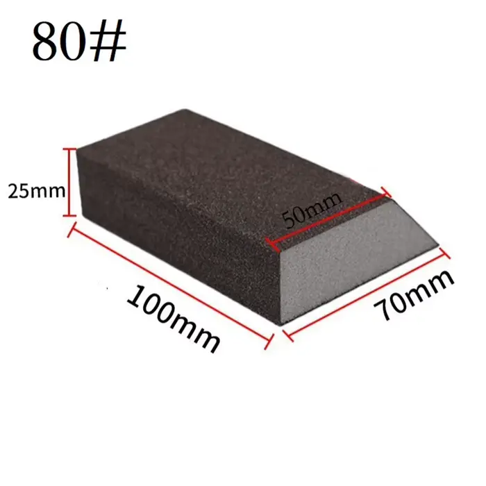 Blocs d'éponge de ponçage 60-240 grains, éponge de meulage de carreaux muraux, bloc de sable, papier