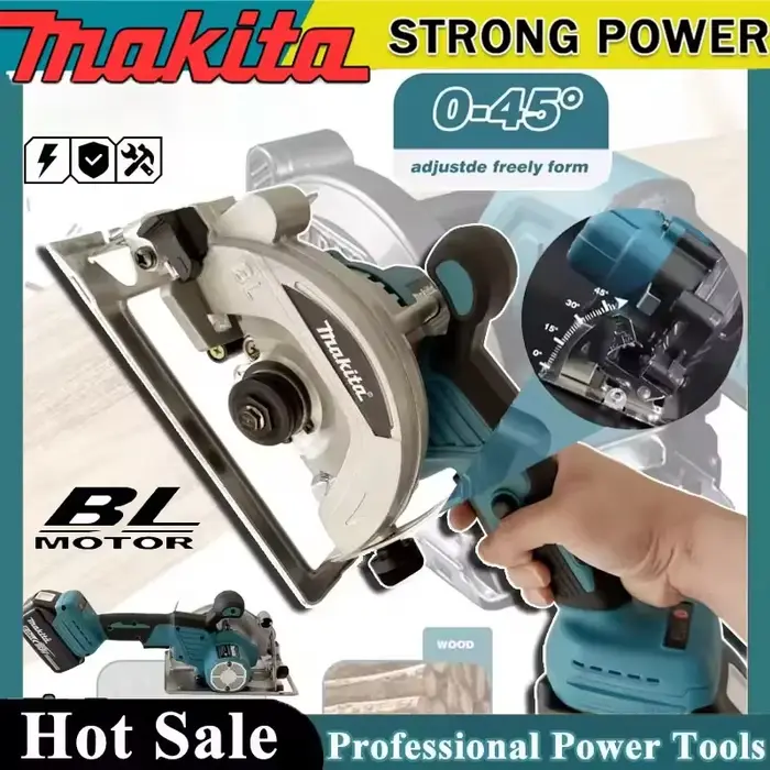 Scie circulaire sans fil rechargeable Makita haute puissance de 5 pouces
